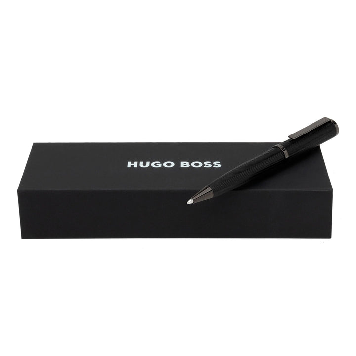 Hugo Boss Penna a sfera Formazione Herringbone Gun HSI1064D