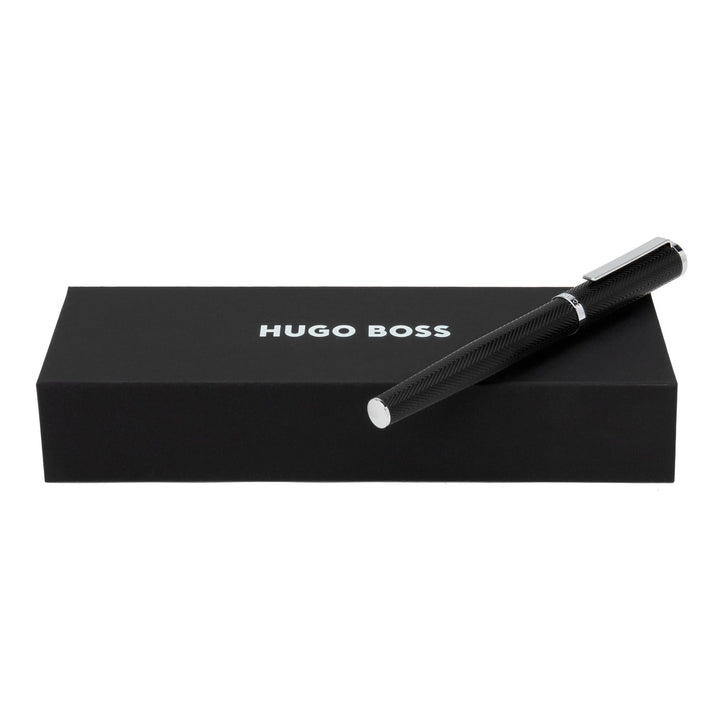 Bolígrafo Hugo Boss Formation Herringbone cromado HSI1065B