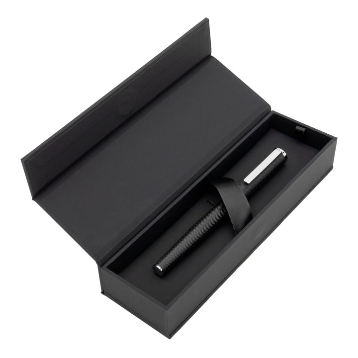 Bolígrafo Hugo Boss Formation Herringbone cromado HSI1065B