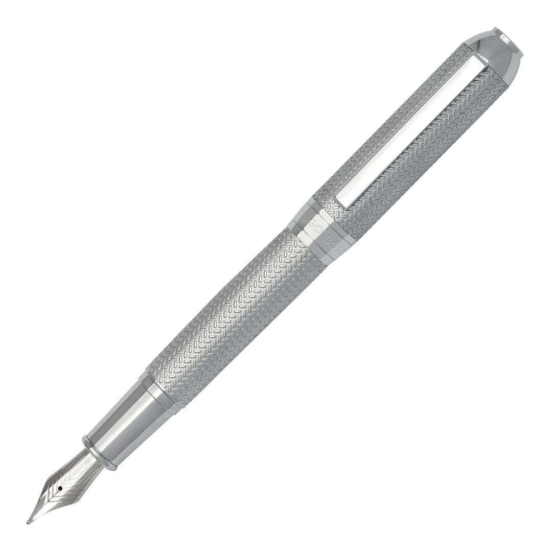 Stylo plume Hugo Boss Elemental Argent HSI4652C