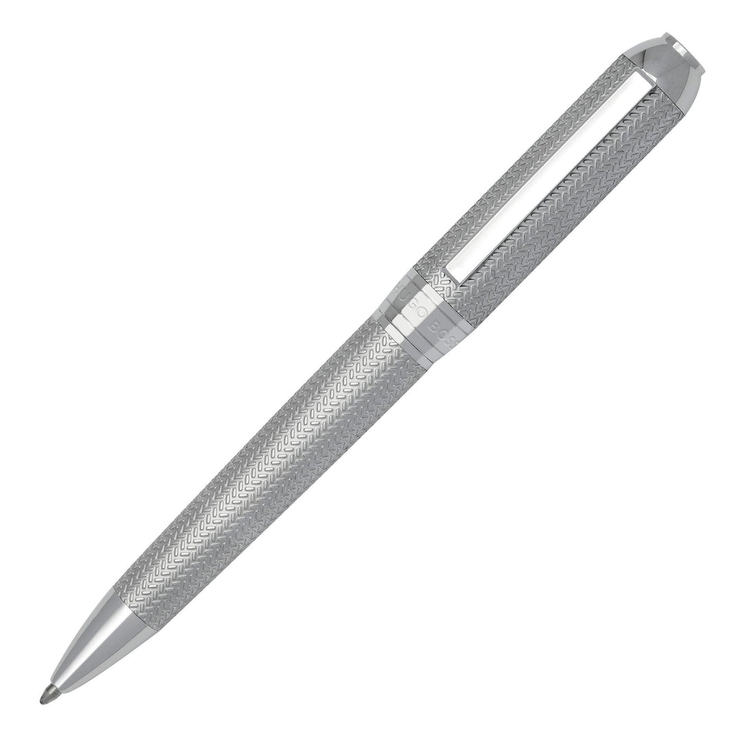 Hugo Boss Elemental Silver ballpoint pen HSI4654C