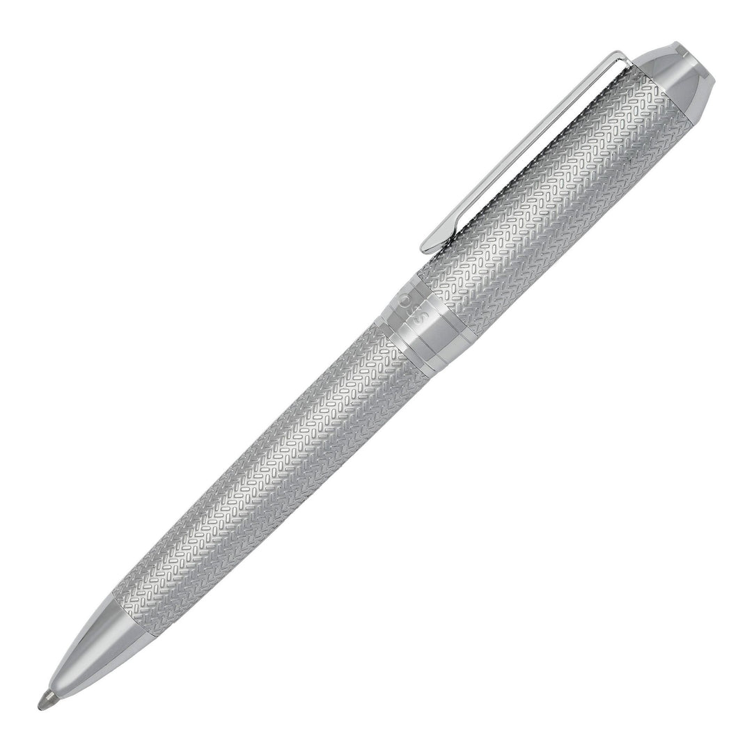 Hugo Boss Elemental Silver ballpoint pen HSI4654C