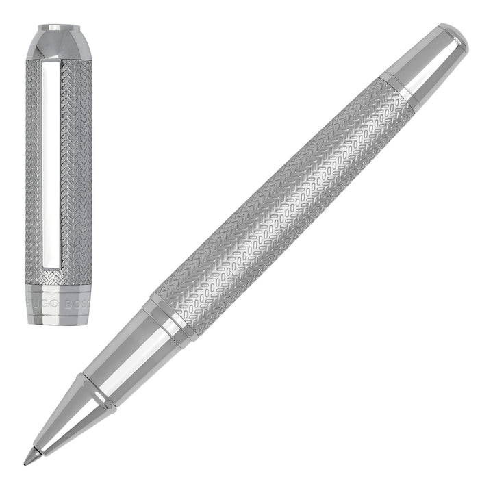 Hugo Boss Elemental Silver rollerball pen HSI4655C