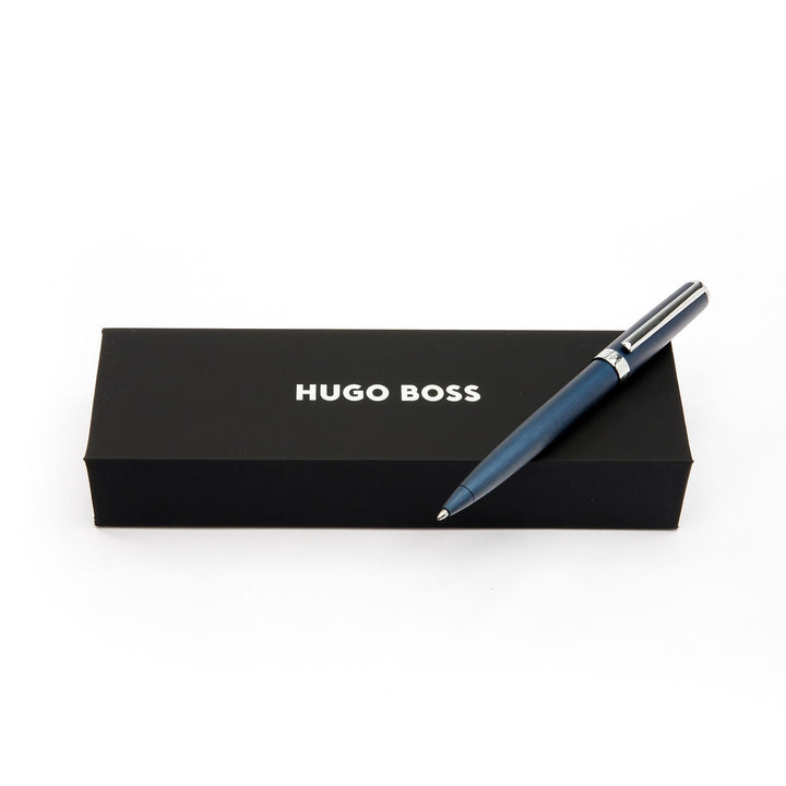 Hugo Boss Kuglepen Gear Børstet Navy HSK4414N