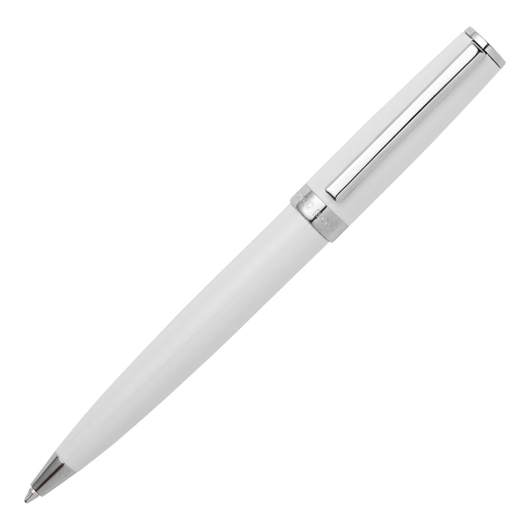 Hugo Boss Gear Icon Ballpoint Pen White HSN2544G