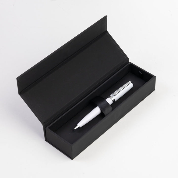 Hugo Boss Gear Icon Ballpoint Pen White HSN2544G