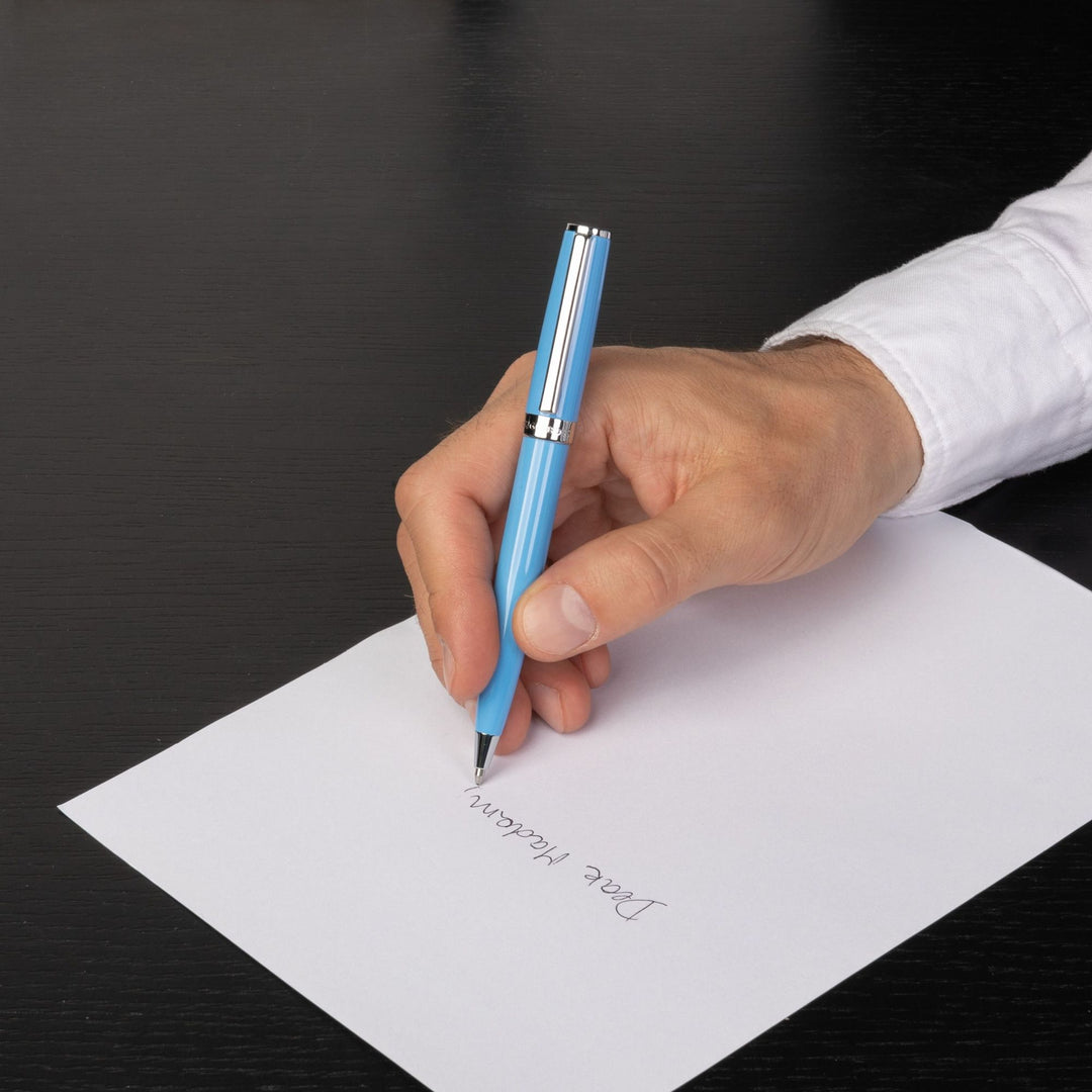 Hugo Boss Gear Icon Kugelschreiber Hellblau HSN2544M