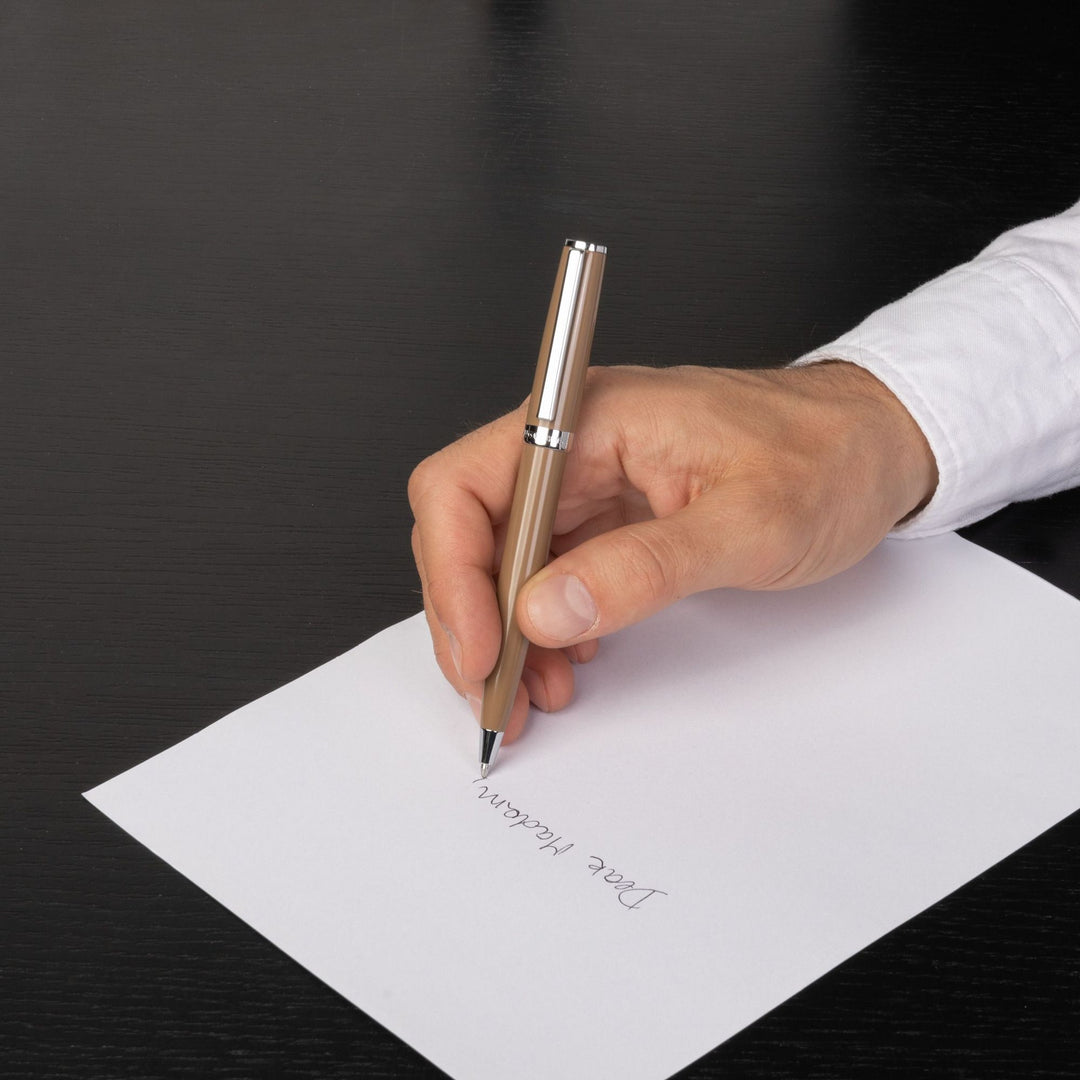 Hugo Boss Gear Icon Ballpoint Pen Camel HSN2544Z