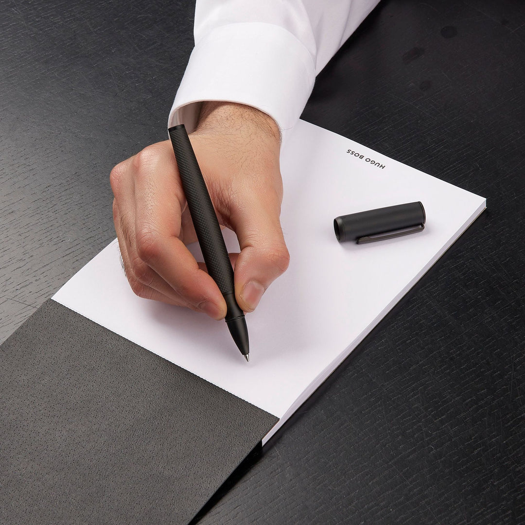 Hugo Boss Arche Iconic Rollerball Pen Black HSQ4745A