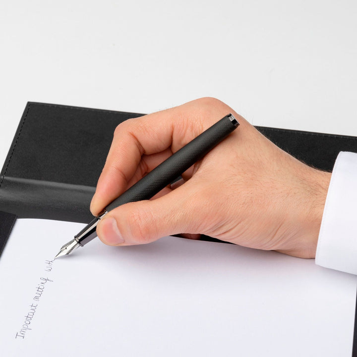 Hugo Boss Penna stilografica Loop Diamond Nero HSW3672A