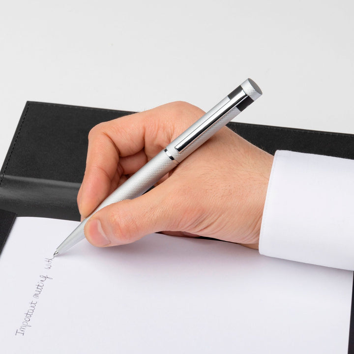 Hugo Boss Loop kuulakärkikynä Diamond Chrome HSW3674B