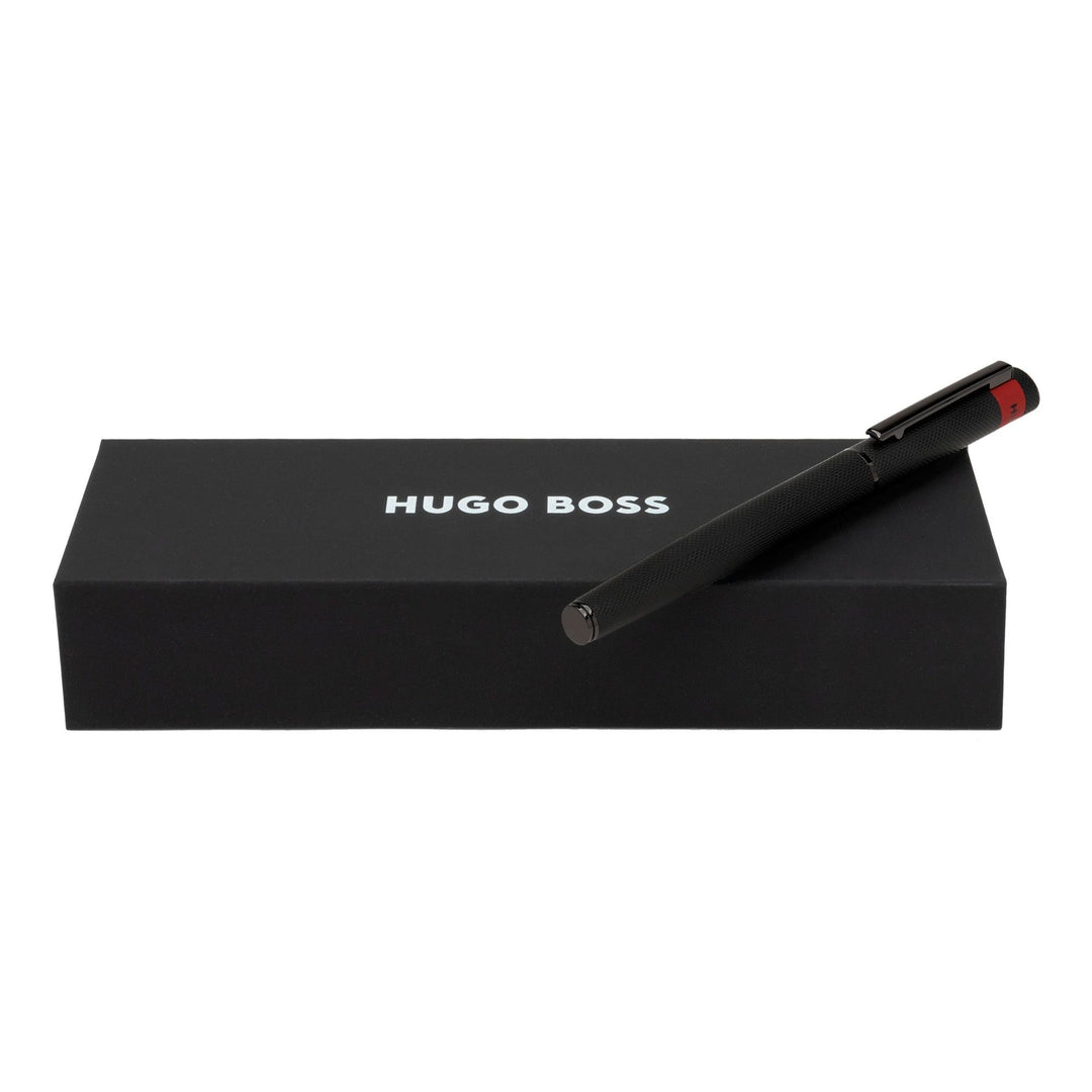 Hugo Boss Loop Stylo Roller Diamant Noir HSW3675A