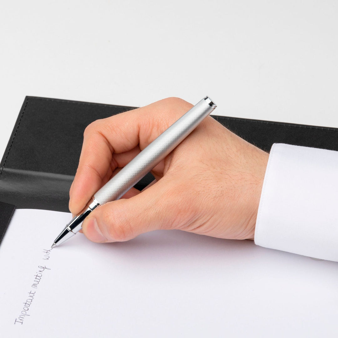 Hugo Boss Loop kuulakärkikynä Diamond Chrome HSW3675B