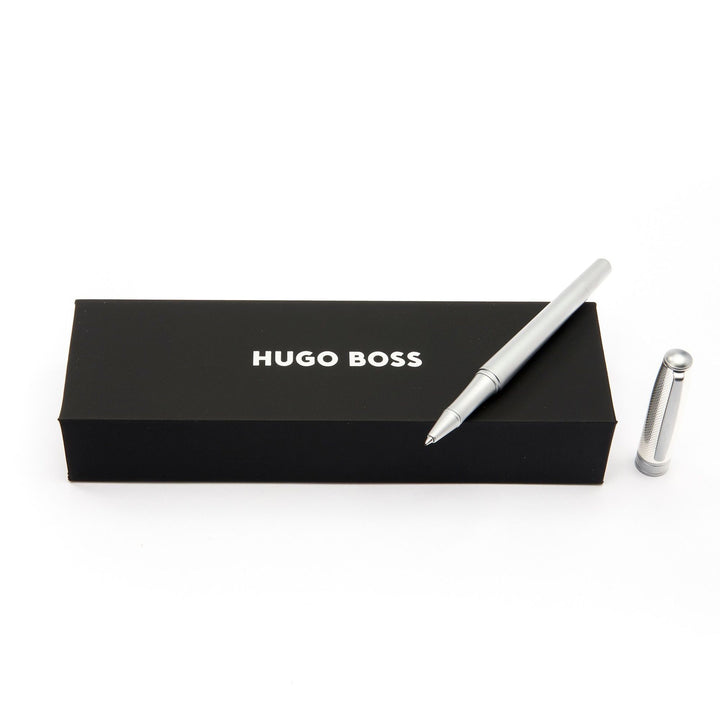 Stylo roller Hugo Boss Essential en métal argenté HSY4875C