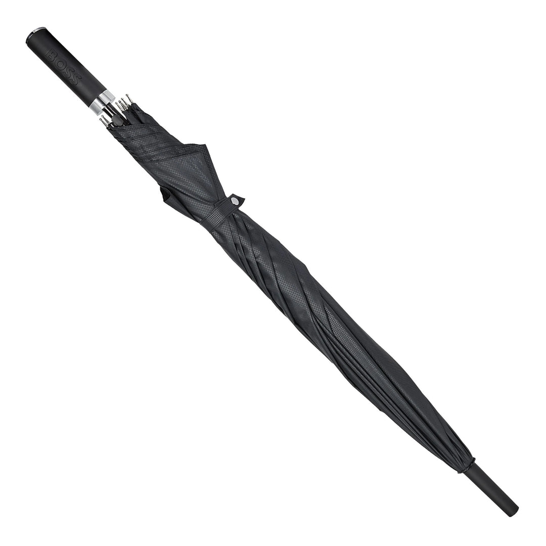 Hugo Boss Parapluie à boucle noir HUN304A