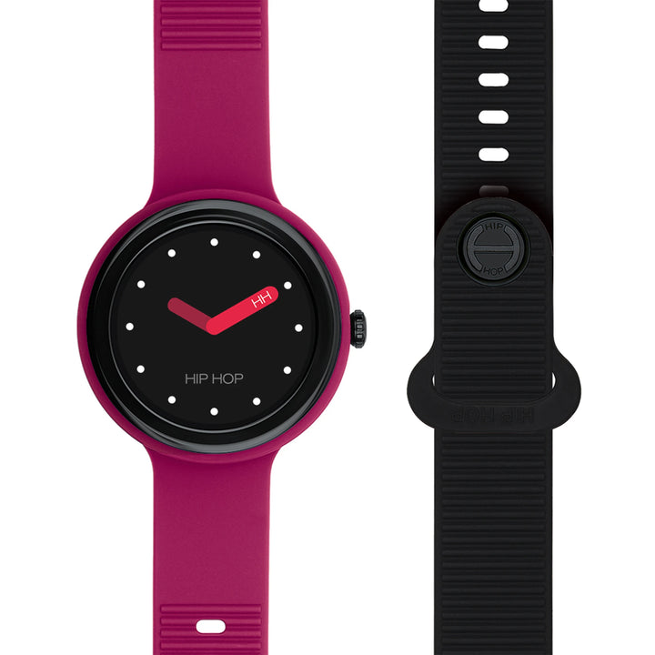 Ceas inteligent Hip Hop Hero.Next Cherry Jam/Negru 41mm HWU1196