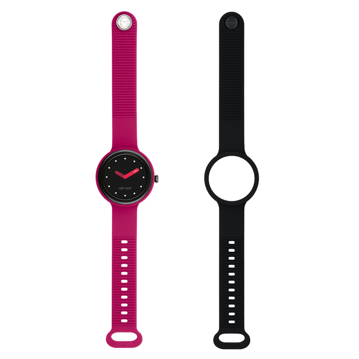 Ceas inteligent Hip Hop Hero.Next Cherry Jam/Negru 41mm HWU1196