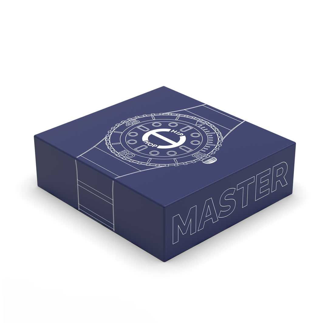 Hip-Hop-Uhr Master Teal Blue/Schwarz 41 mm HWU1232