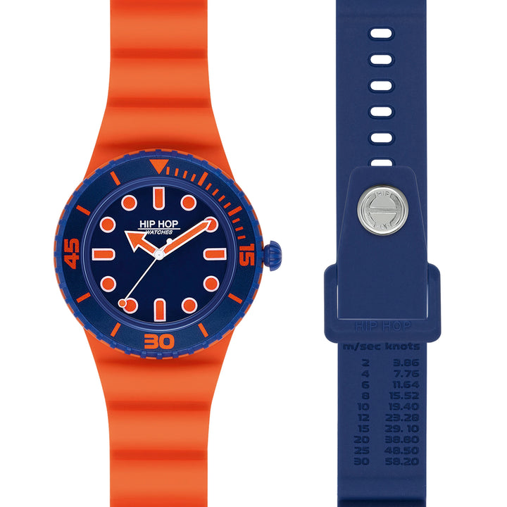 Hip Hop -kello Master Orange/Blue 41mm HWU1234