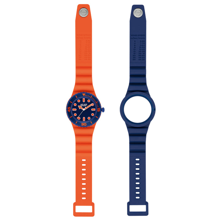 Hip Hop -kello Master Orange/Blue 41mm HWU1234