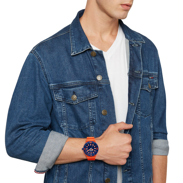 Hip Hop -kello Master Orange/Blue 41mm HWU1234