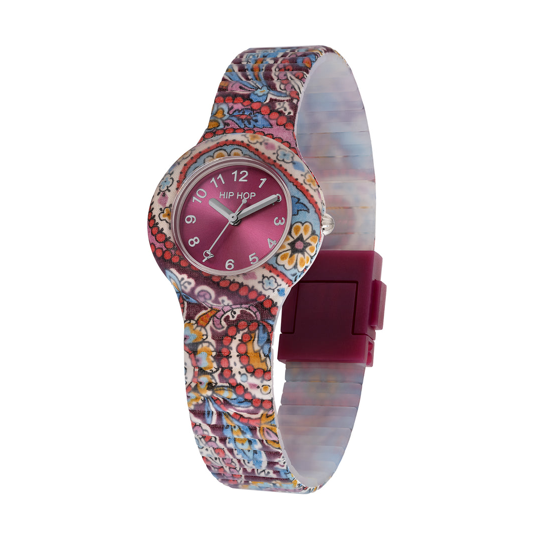 Hip Hop karóra BORDEAUX Paisley Collection 32mm HWU1241