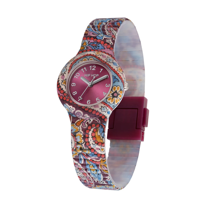 Hip Hop karóra BORDEAUX Paisley Collection 32mm HWU1241