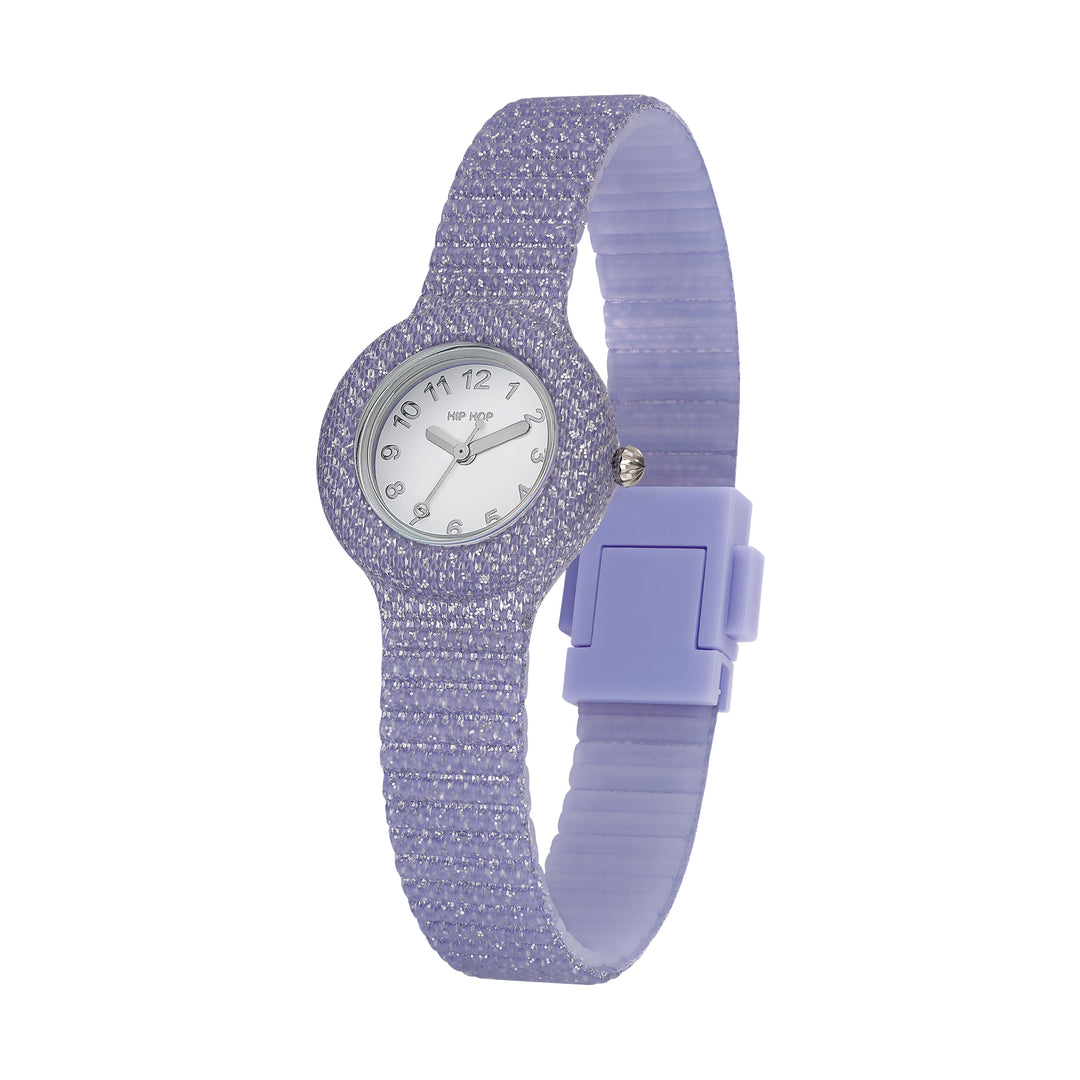 Hip-Hop-Uhr LILAC Shimmer Crush-Kollektion 28 mm HWU1246