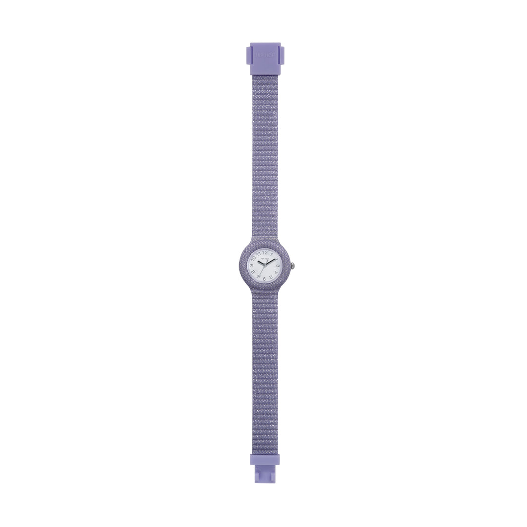 Hip-Hop-Uhr LILAC Shimmer Crush-Kollektion 28 mm HWU1246