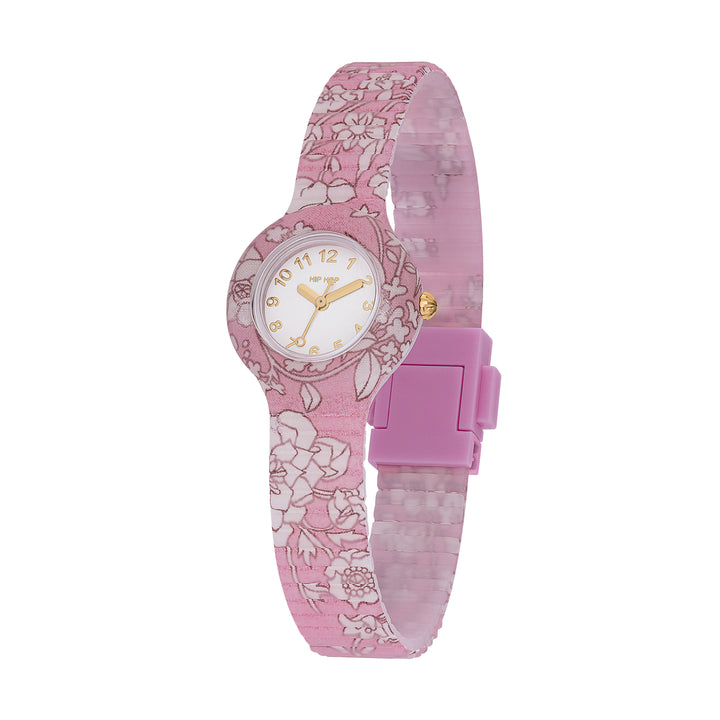 Hip-Hop-Uhr PINK Winter Blossom Collection 28 mm HWU1250