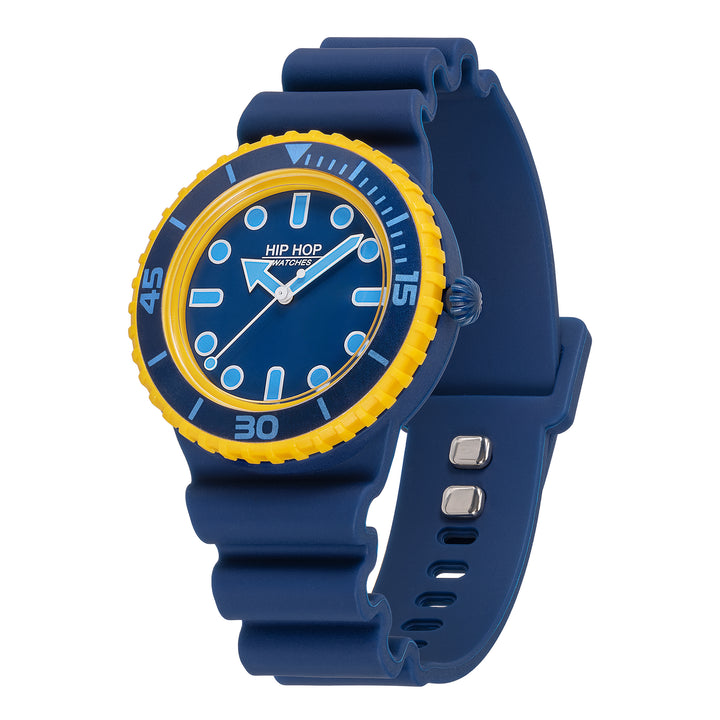 Ρολόι Hip Hop Master Blue/Yellow 41mm HWU1261
