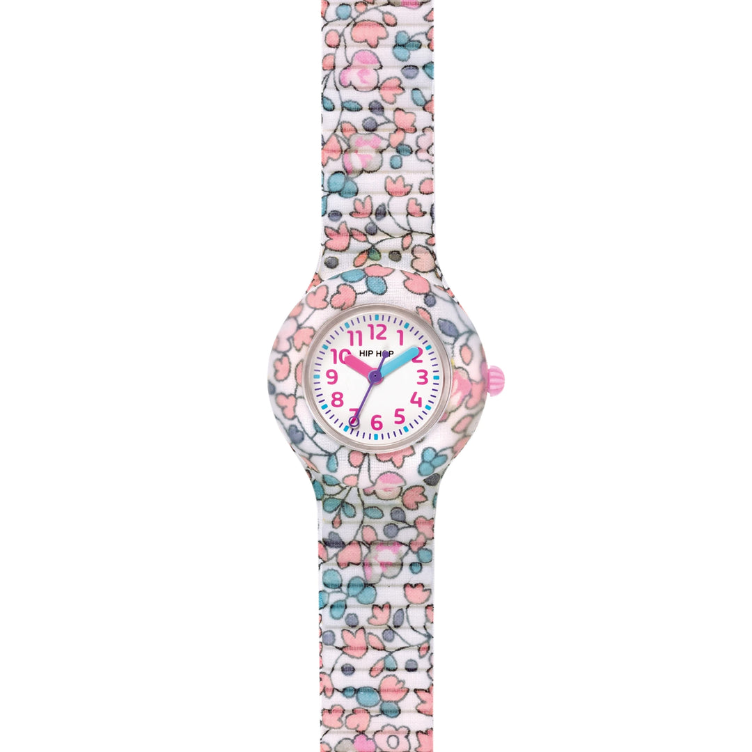 Montre Hip Hop Flower Power Rose 28mm HWU1269