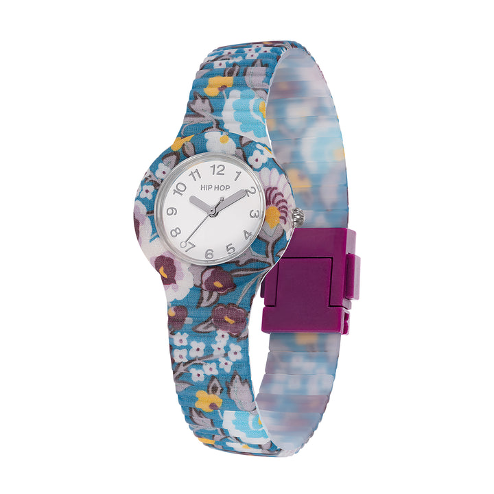 Hip-Hop-Uhr Purple Flora Kollektion 32 mm HWU1299