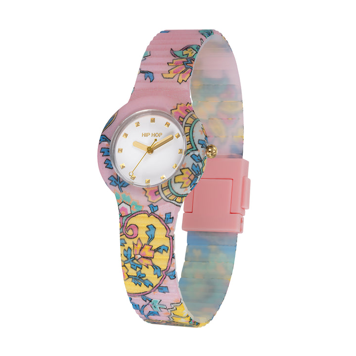 Reloj Hip Hop colección Pink Paisley 32mm HWU1310
