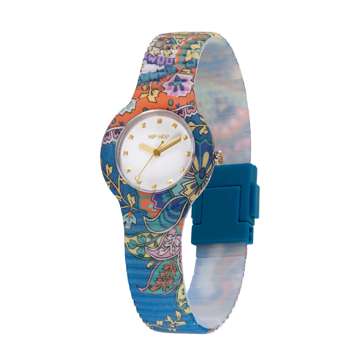Hip Hop -kello Blue Paisley -kokoelma 32mm HWU1311