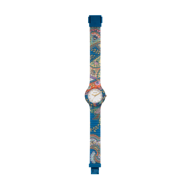 Hip Hop -kello Blue Paisley -kokoelma 32mm HWU1311