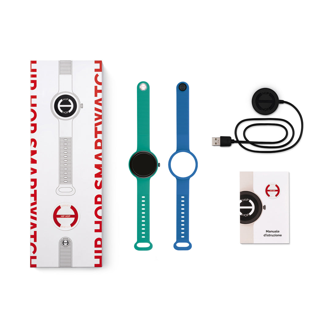 Ceas inteligent Hip Hop Hero.Next Bright Green/Blue 41mm HWU1313