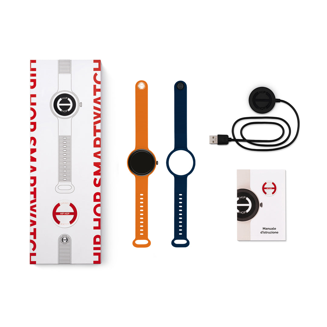 Ceas inteligent Hip Hop Hero.Next Orange/Deep Blue 41mm HWU1314