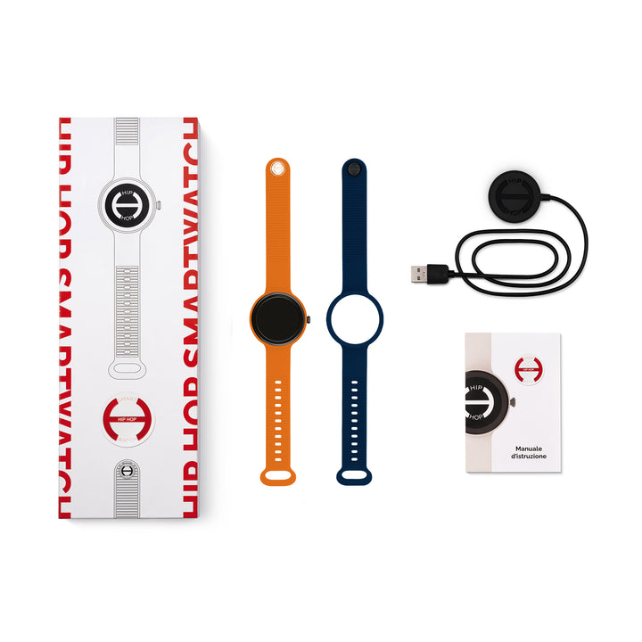Ceas inteligent Hip Hop Hero.Next Orange/Deep Blue 41mm HWU1314