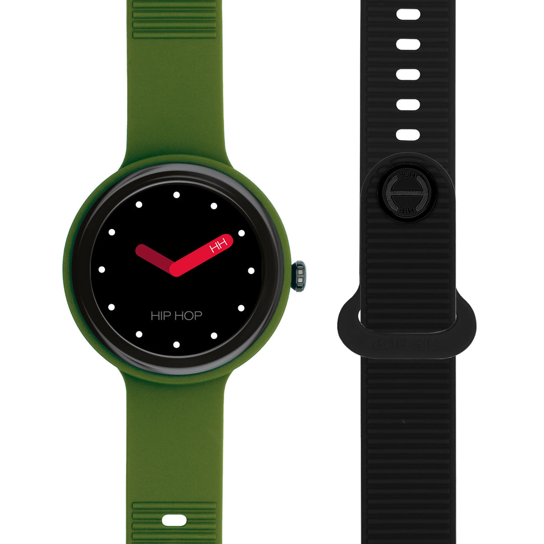 Hip Hop smartwatch Grøn/Sort Hero.Next 41mm HWU1315