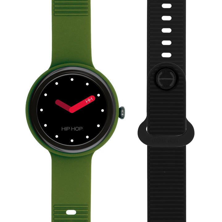 Hip Hop smartwatch Grøn/Sort Hero.Next 41mm HWU1315