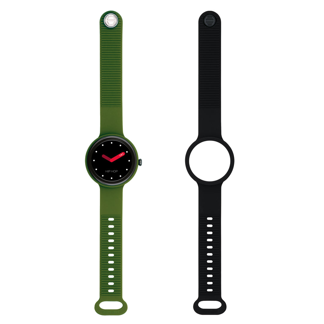 Hip Hop smartwatch Grøn/Sort Hero.Next 41mm HWU1315