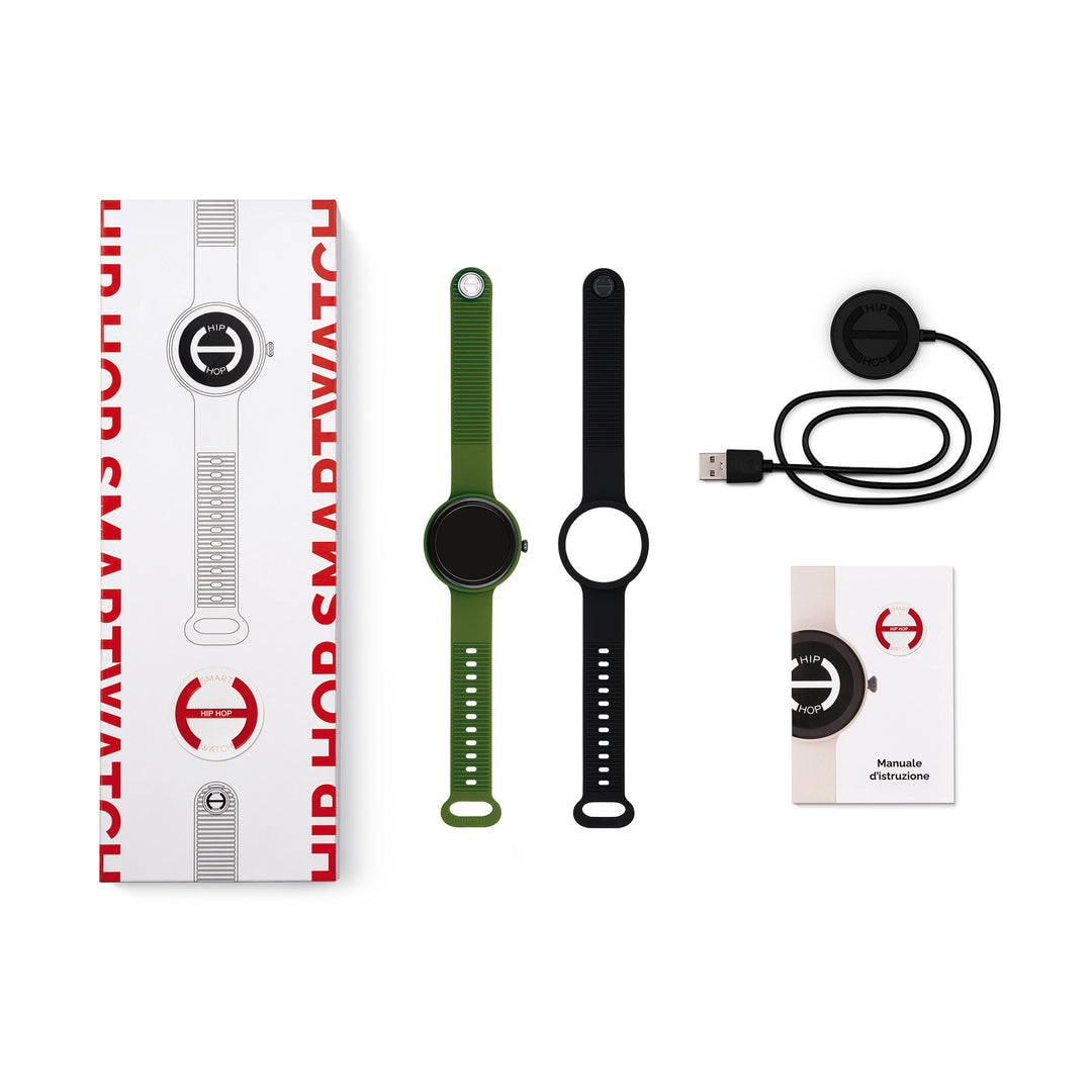Hip Hop smartwatch Grøn/Sort Hero.Next 41mm HWU1315