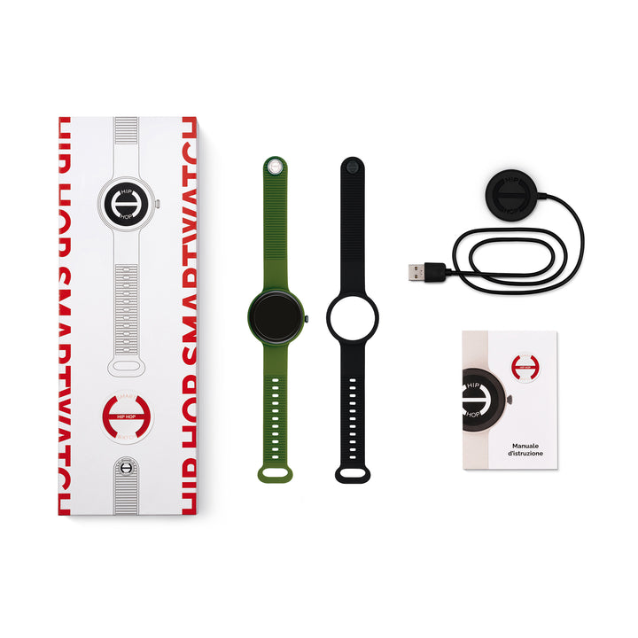Hip Hop smartwatch Grøn/Sort Hero.Next 41mm HWU1315