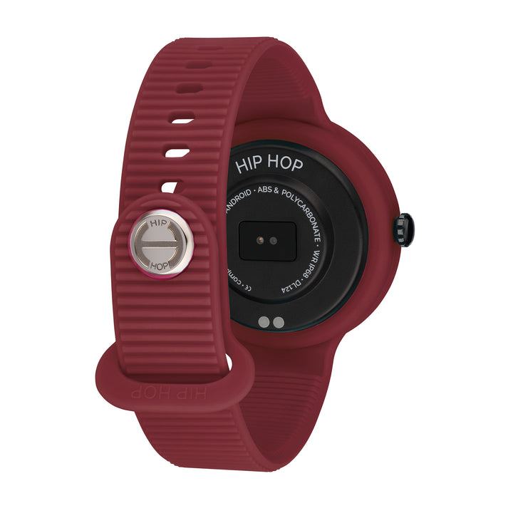Ceas inteligent Hip Hop Bordeaux/Light Blue Hero.Next 41mm HWU1316