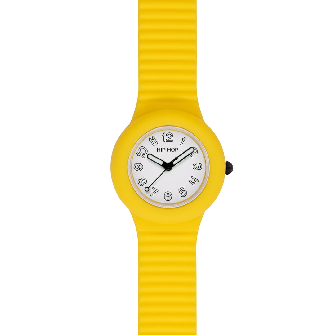 Hip Hop hodinky Numbers Collection Yellow 34mm HWU1329