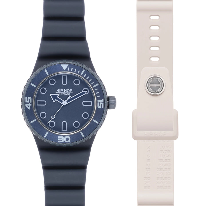 Reloj Hip Hop BLUE/ICE Colección Master 41mm HWU13333