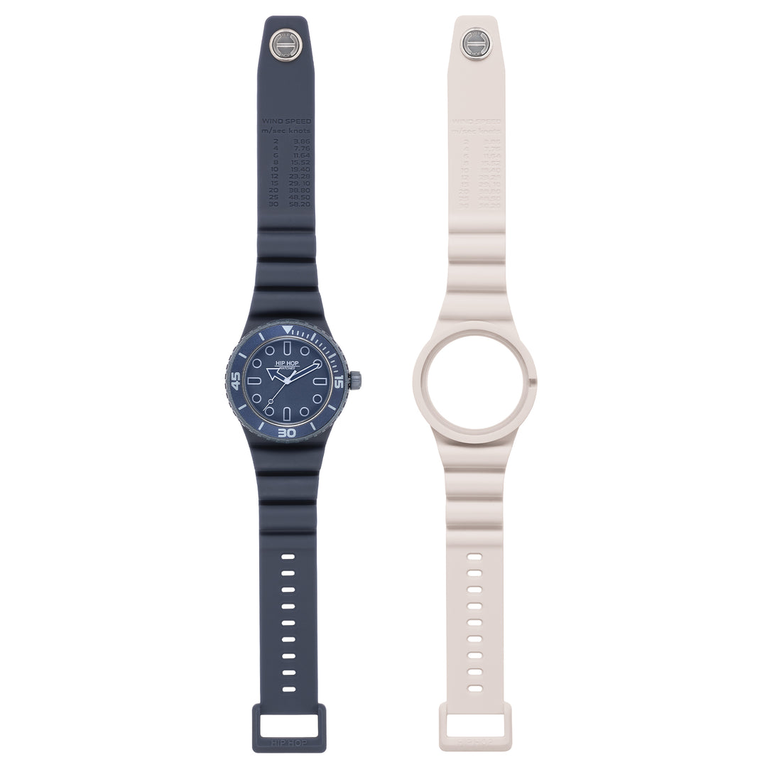 Reloj Hip Hop BLUE/ICE Colección Master 41mm HWU13333