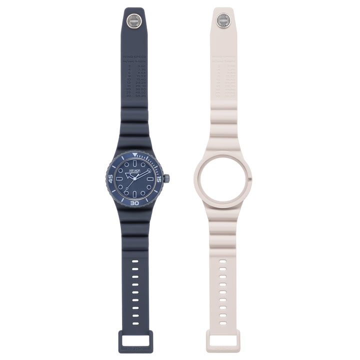 Reloj Hip Hop BLUE/ICE Colección Master 41mm HWU13333