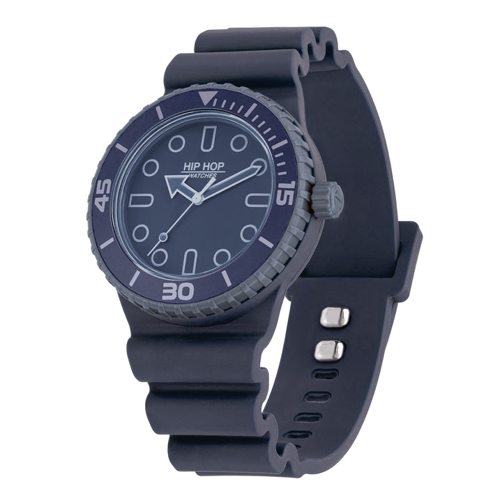 Reloj Hip Hop BLUE/ICE Colección Master 41mm HWU13333